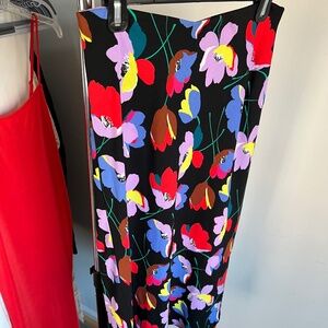 Bias Cut A-line Midi Skirt - Halogen